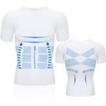 ⁦مشد رجالي نصف كم أبيض⁩ - الصورة ⁦4⁩