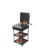 ⁦شعلات مع أرفف إضافية وغطاء حماية⁩ - الصورة ⁦2⁩