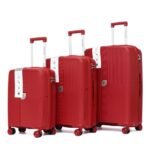 ⁦طقم حقائب ترولي صلب من 3 قطع⁩ - الصورة ⁦2⁩