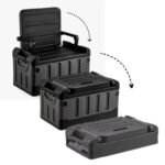 ⁦صندوق تخزين قابل للطي مع كرسي مدمج⁩ - الصورة ⁦5⁩