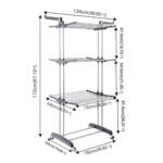 منشر تجفيف الملابس القابل للطي