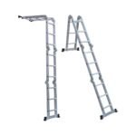 ⁦سلم ألومنيوم قابل للطي متعدد الاستخدامات⁩ - الصورة ⁦5⁩