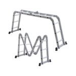 ⁦سلم ألومنيوم قابل للطي متعدد الاستخدامات⁩ - الصورة ⁦4⁩