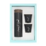 ⁦طقم حافظة حرارة مع كوبين بعبارة قهوه عربية⁩ - الصورة ⁦7⁩