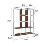 ⁦خزانة ملابس كبيرة محمولة⁩ - الصورة ⁦5⁩