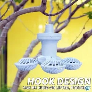 Camping Lantern Fan with LED Light 4