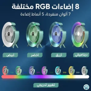 Rechargeable desk fan 2