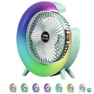 Rechargeable desk fan