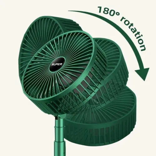 Portable folding desk fan 1