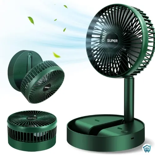 Portable folding desk fan 3
