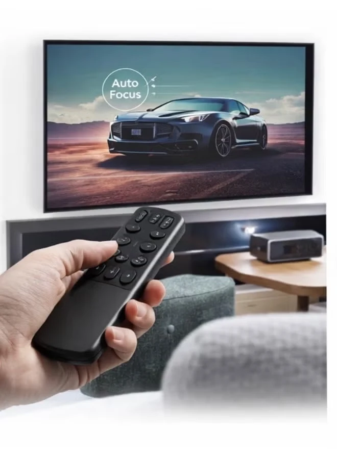 جهاز عرض ذكي بدقة HD 720P مع أندرويد وواي فاي وبلوتوث ودعم 4K - الصورة 4