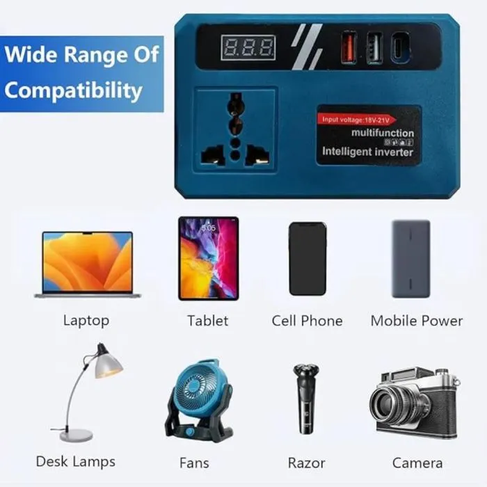 محول طاقة ذكي محمول ومنفذ USB Type-C - الصورة 3