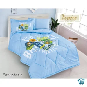 طقم لحاف فرناندا للأطفال | ماركة Venice | ٤ قطع – Fernanda