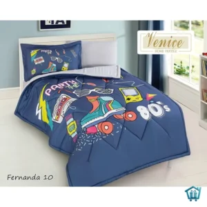 طقم لحاف فرناندا للأطفال | ماركة Venice | ٤ قطع – Fernanda