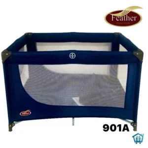 سرير لعب أطفال Feather بجوانب شبكية