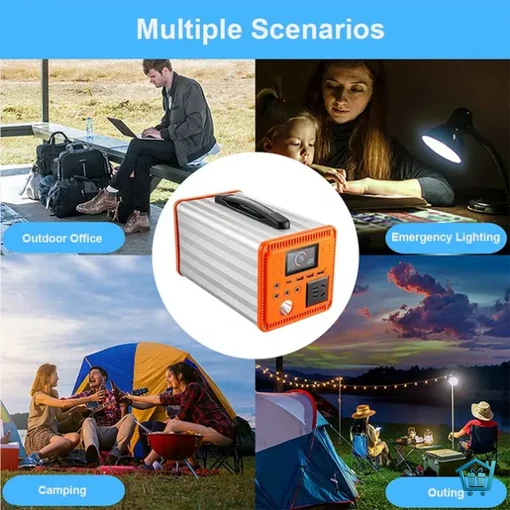 محطة طاقة محمولة 300 واط ببطارية LiFePO4 - الصورة 4