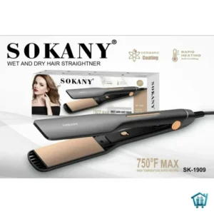 مكواة فرد الشعر SOKANY تصفيف احترافي وسريع