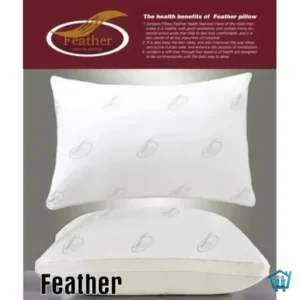 مخدة فذر (Feather) الفندقية المطبوعة | قطن طبيعي 100%