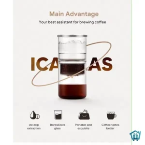 ماكينة تحضير القهوة الباردة iCafilas سعة 300 مل