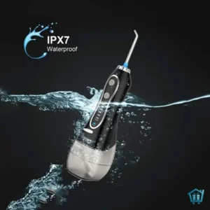 جهاز تنظيف الأسنان المائي H2ofloss HF-6 لاسلكي قابل لإعادة الشحن