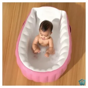 حوض استحمام أطفال قابل للنفخ مع مضخة قدم