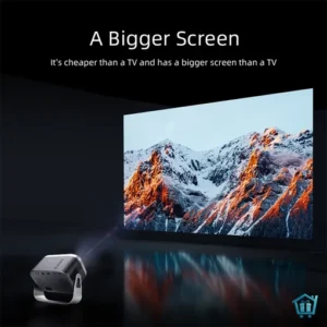 جهاز عرض  ذكي بدقة HD 720P مع أندرويد وواي فاي وبلوتوث ودعم 4K