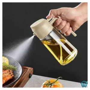 بخاخ زيت وزجاجة صب 2 في 1 – 500 مل