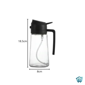 بخاخ زيت وزجاجة صب 2 في 1 – 500 مل